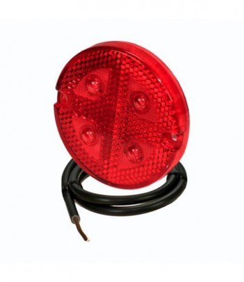 PRO-BUTTON 12/24V ROSSO CAVO 0,5M.