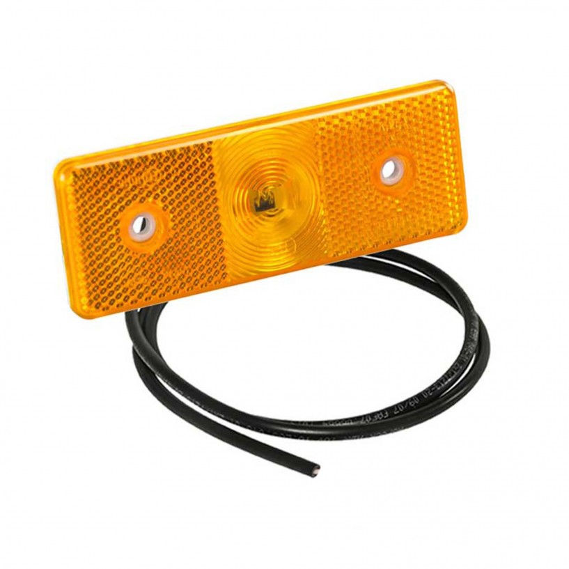 LUCE LATERALE RETTANGOLARE LED 24V