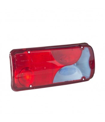 LUCE LATERALE ARANCIONE 5 LED 12/24V BASE ARANCIONE ADESIVA