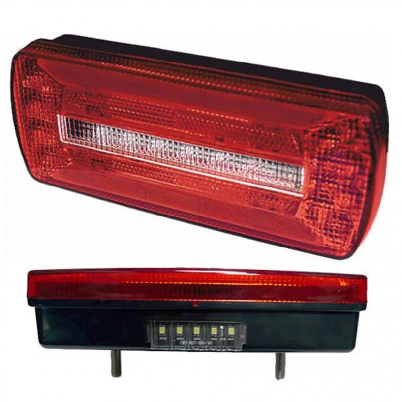 PRO-RAIL LED 12/24V 5 FUNZIONI CAVO 2M LUCE TARGA E LATERALE PRO-RAIL LED 12/24V 5 FUNZIONI CAVO 2M LUCE TARGA E LATERALE