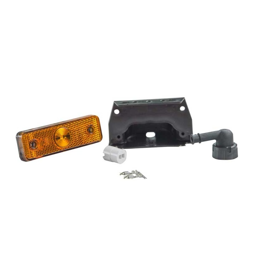 GEMMA FLATPOINT 1 LED ARANCIONE 24V CON STAFFA GEMMA FLATPOINT 1 LED ARANCIONE 24V CON STAFFA