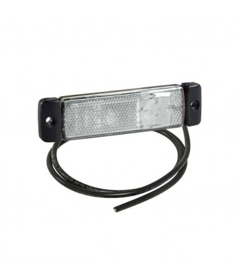 LUCE POSIZIONE BIANCA RETTANGOLARE LED TIPO HELLA 12/24V