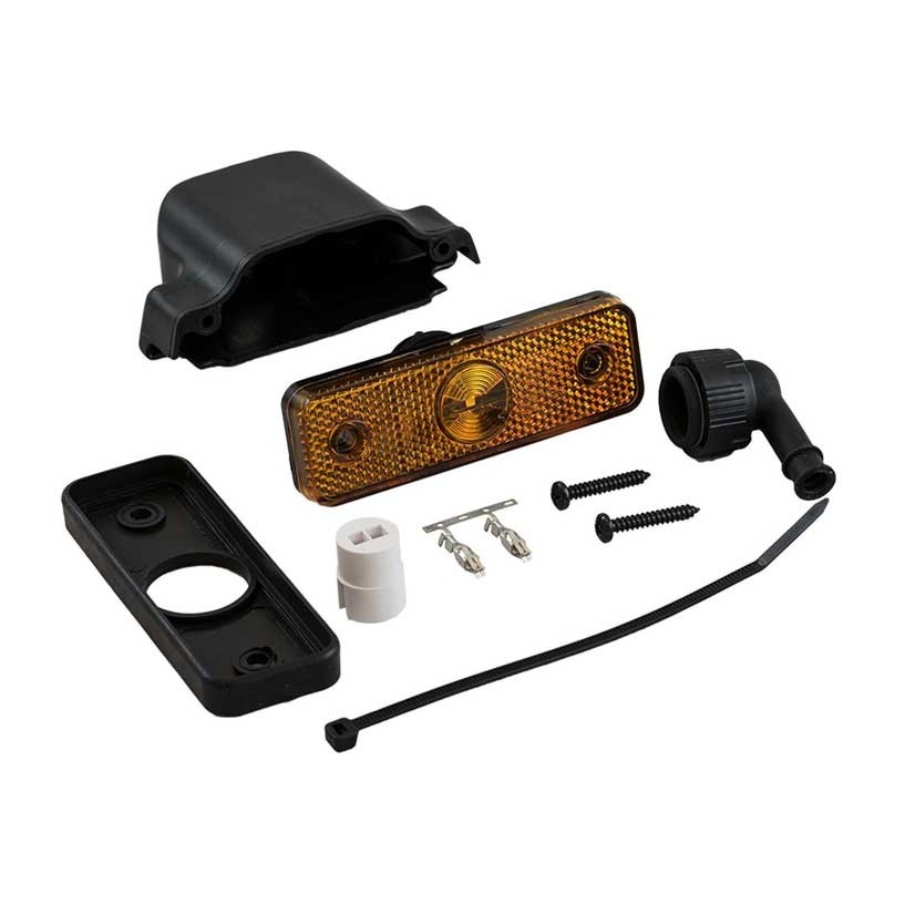 GEMMA FLATPOINT 1 LED ARANCIONE 24V CON PROTEZIONE GEMMA FLATPOINT 1 LED ARANCIONE 24V CON PROTEZIONE