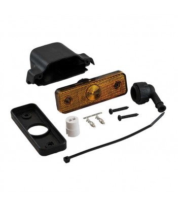 GEMMA FLATPOINT 1 LED ARANCIONE 24V CON PROTEZIONE