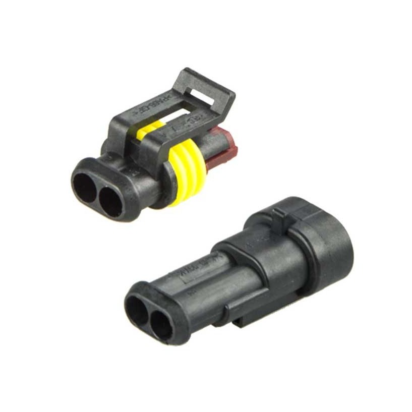 CONNETTORI 2 POLI AMP SUPERSEAL MASCHIO-FEMMINA CONNETTORI 2 POLI AMP SUPERSEAL MASCHIO-FEMMINA