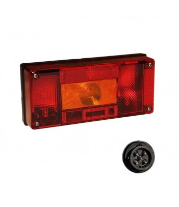 MULTIPOINT 2 DESTRO 12V CON LUCE TARGA