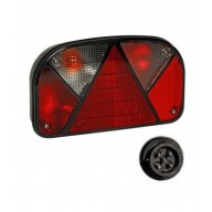 MULTIPOINT 2 SINISTRO 12V CON RETRONEBBIA - LUCE TARGA