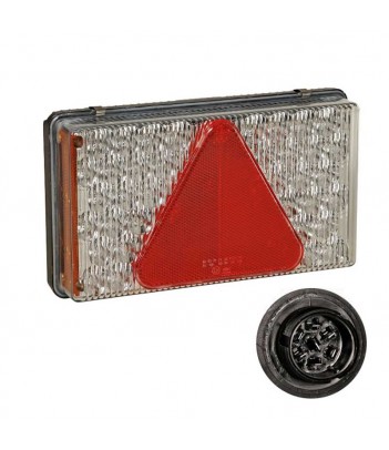 MULTILED 1 DESTRO 12V CON TRIANGOLO - SOLO RETROMARCIA