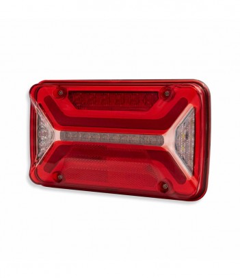 FANALE POSTERIORE MULTILED 3 MOTRICE DESTRO 12-24V CONNETTORE 7 POLI AMP