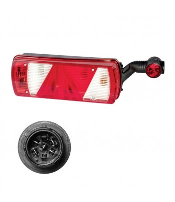 ECOPOINT 2 DESTRO 24V CON TRIANGOLO - LUCE INGOMBRO - 2 AUX