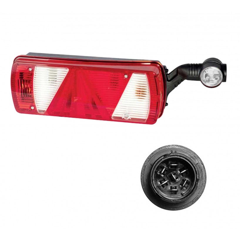 ECOPOINT 2 DESTRO 24V CON TRIANGOLO - LUCE INGOMBRO LED