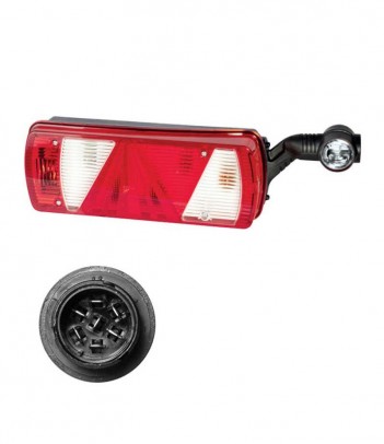 ECOPOINT 2 DESTRO 24V CON TRIANGOLO - LUCE INGOMBRO LED - 2 AUX