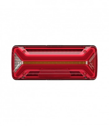ECOLED 2 SX 12/24V 7 POLI AMP 4 CONNETTORI 2 POLI CON SMCG CON CORNETTO LED