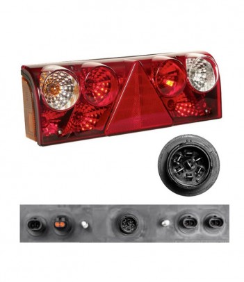 EUROPOINT 2 SINISTRO 24V CON LUCE TARGA- 4 AUX