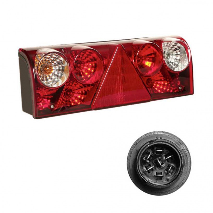 EUROPOINT 2 SINISTRO SCHMITZ 24V 4 CONNETTORI AUX ASPOCK SENZA LUCE LATERALE