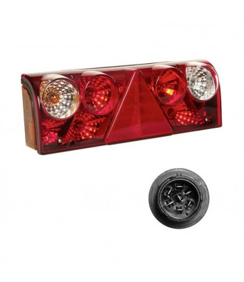 EUROPOINT 2 SINISTRO 24V CON LUCE TARGA CONNETTORE 7 POLI  ASPÖCK