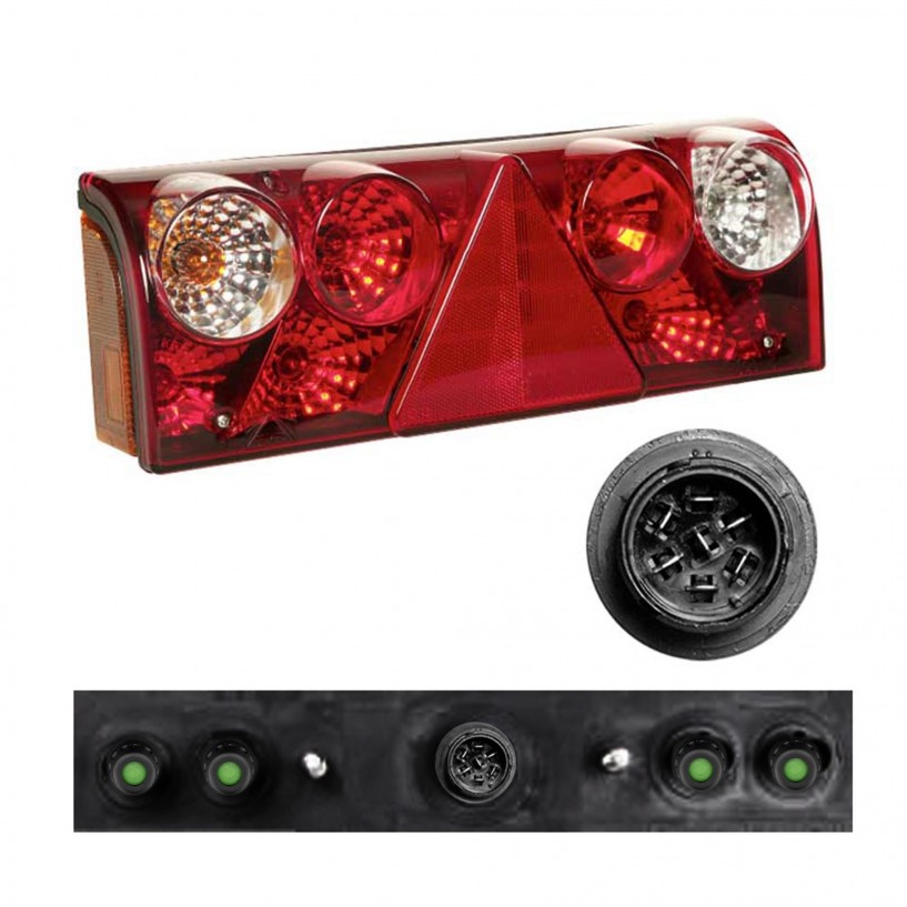 EUROPOINT 2 SINISTRO 24V CON LUCE TARGA- 4 AUX