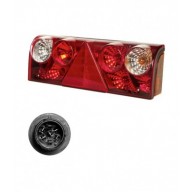 Fanale posteriore EUROPOINT 2 destro con connettore 7 poli. Questa versione ha una lampadina di posizione a LED omologata.
