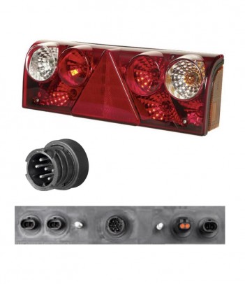 EUROPOINT 3 SINISTRO 24V LED CON LUCE DI INGOMBRO 4 AUX