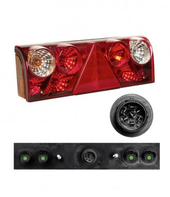 EUROPOINT 2 SINISTRO 24V CON LUCE TARGA- 4 AUX