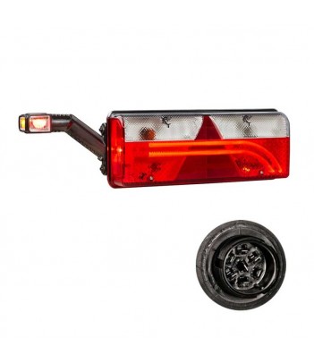 EUROPOINT 3 IBRIDO DESTRO 24V CON LUCE INGOMBRO LED LUCE TARGA SEGNALATORE ACUSTICO 4 AUX