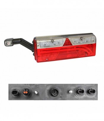 EUROPOINT 3 SINISTRO 24V LED CON LUCE DI INGOMBRO 4 AUX