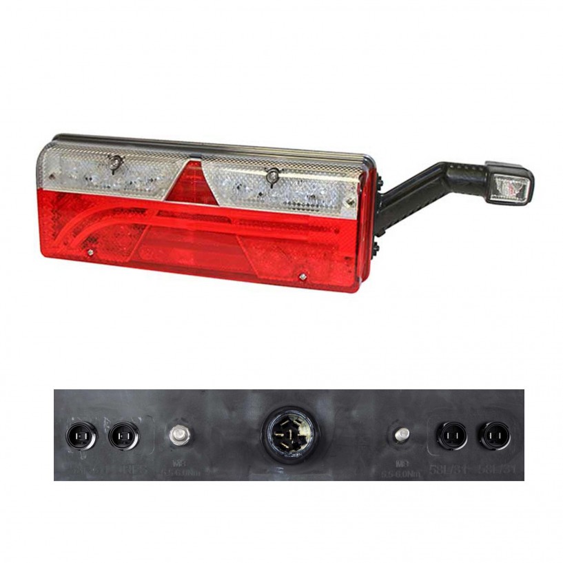 LUCE POSIZIONE ROSSA LED 12/24V LUCE POSIZIONE ROSSA LED 12/24V