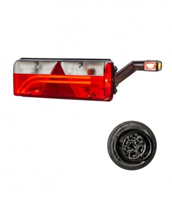 UNIPOINT 1 LED ARANCIONE 24V CAVO 1,5M ASS3