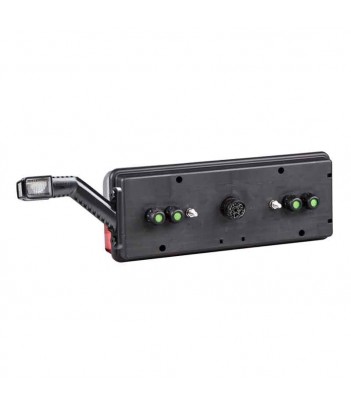 UNIPOINT 1 LED ARANCIONE 24V CAVO 0,5M P&R CON STAFFA 90° RIVOLTA ANTERIORMENTE