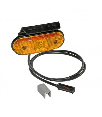4x 24v 8 LED Indicatori Laterali Luci Ingombro Arancio Per Camion Mezzi  Agricoli