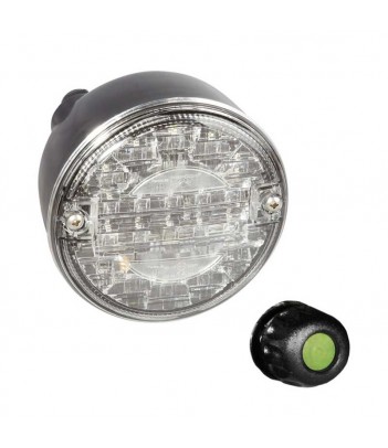 FLATPOINT 2 LED ARANCIONE 12V CAVO 0,5M DC DA INCASSO