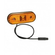 UNIPOINT 1 LED ARANCIONE 24V CAVO 0,5M ASS3