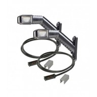 COPPIA SUPERPOINT 4 LED 12/24V CAVO 2M P&R