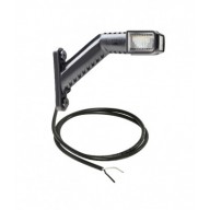 SUPERPOINT 4 LED DESTRO 12/24V CON CAVO SGUAINATO IN TESTA