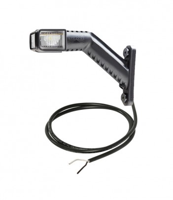 SUPERPOINT 4 LED SINISTRO 12/24V CON CAVO SGUAINATO IN TESTA