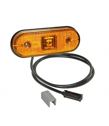 UNIPOINT 1 LED ARANCIONE 24V CAVO 0,5M P&R