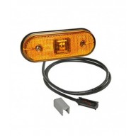 UNIPOINT 1 LED ARANCIONE 24V CAVO 0,5M P&R