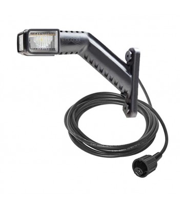 SUPERPOINT 4 LED SINISTRO 12/24V CON CAVO 2M E CONNETTORE ASS2