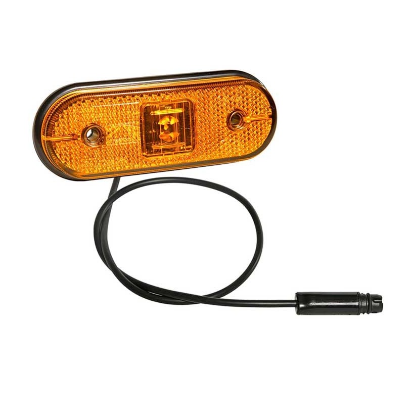 UNIPOINT 1 LED ARANCIONE 24V CAVO 1,5M ASS3