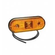 UNIPOINT 1 LED ARANCIONE 24V CAVO 0,5M