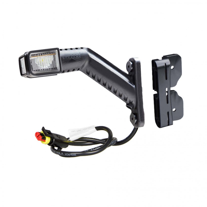 SUPERPOINT 4 LED SX 2 POLI SUPERSEAL CON CAVO 0,25M E STAFFA PER ECOLED 2 SUPERPOINT 4 LED SX 2 POLI SUPERSEAL CON CAVO 0,25M E STAFFA PER ECOLED 2