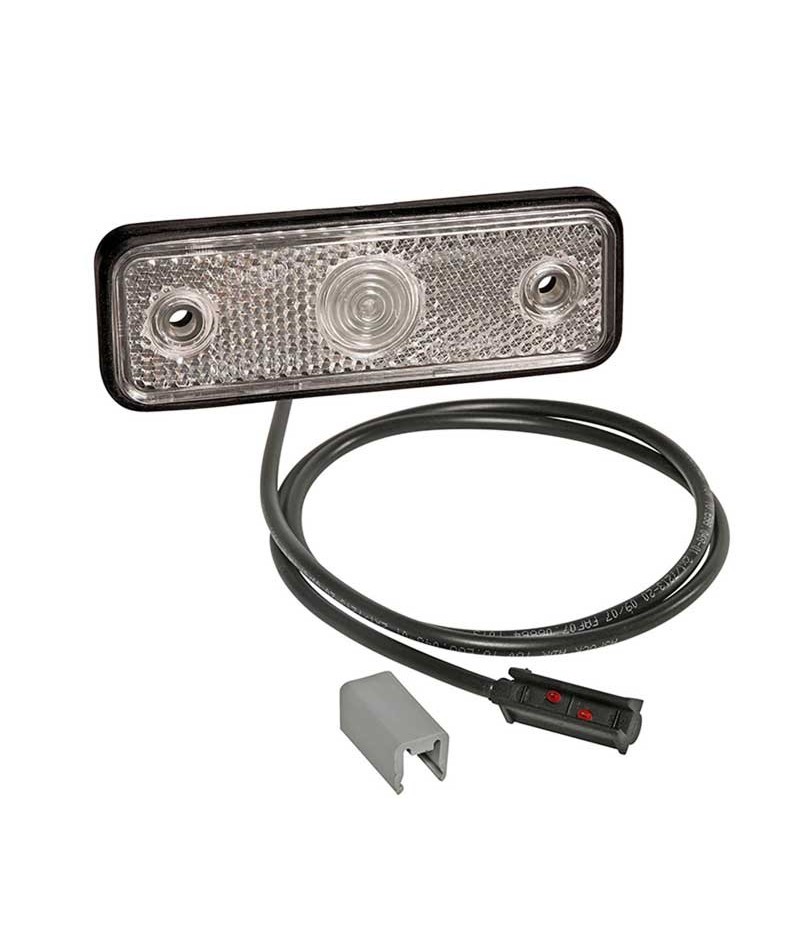 INCASSO - MINI SPOT LED - ROSSO - 24V - 5 PEZZI - NERO - TRUCKJUNKIE