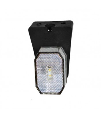 FLEXIPOINT LED BIANCO 12V DC CON STAFFA 90° LUNGA