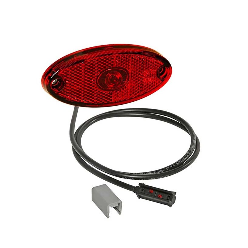 FLATPOINT 2 DA INCASSO LED ROSSO 24V CAVO 0,5M P&R